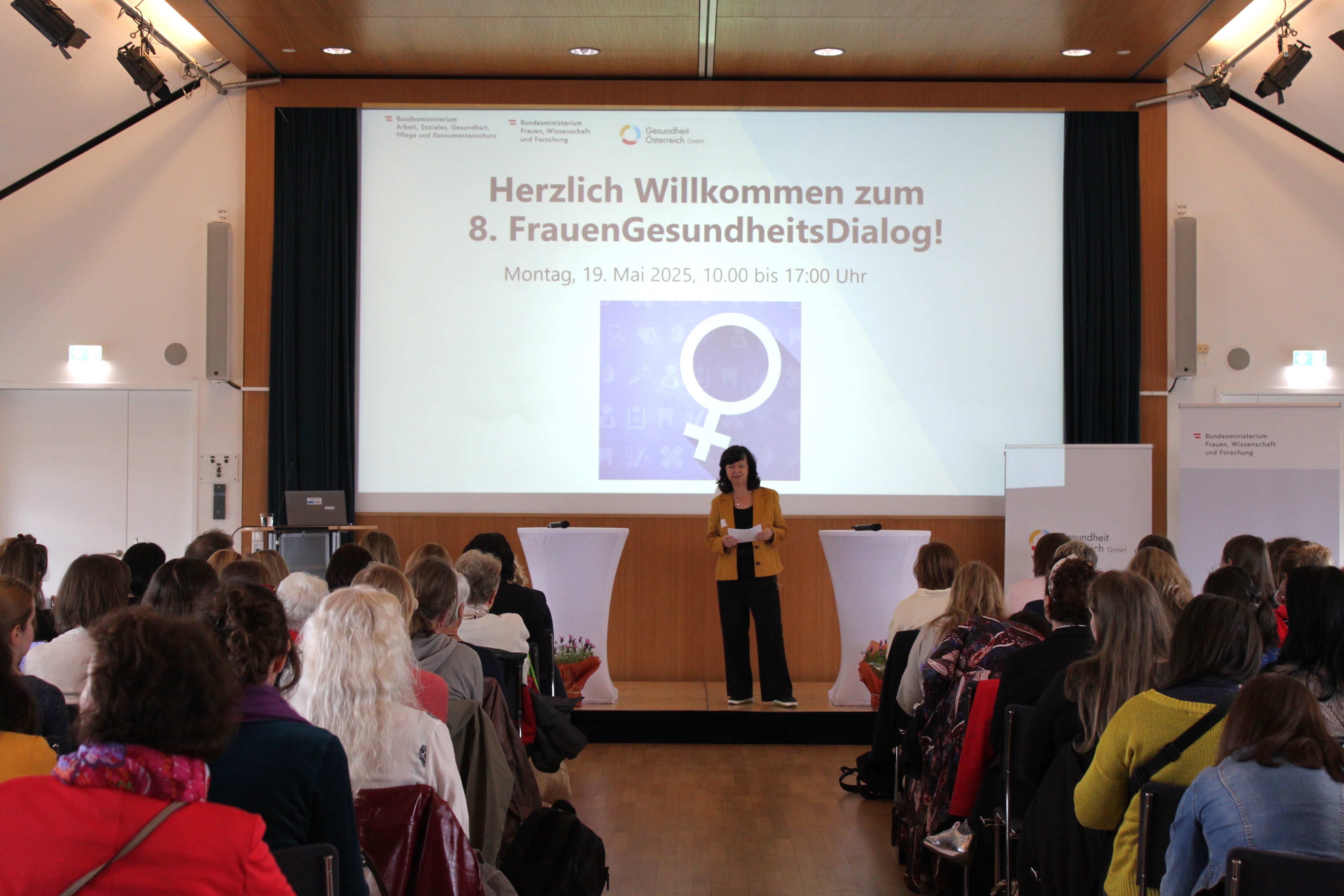 Eröffnung des 8. FrauenGesundheitsDialogs 2025 in Wien.