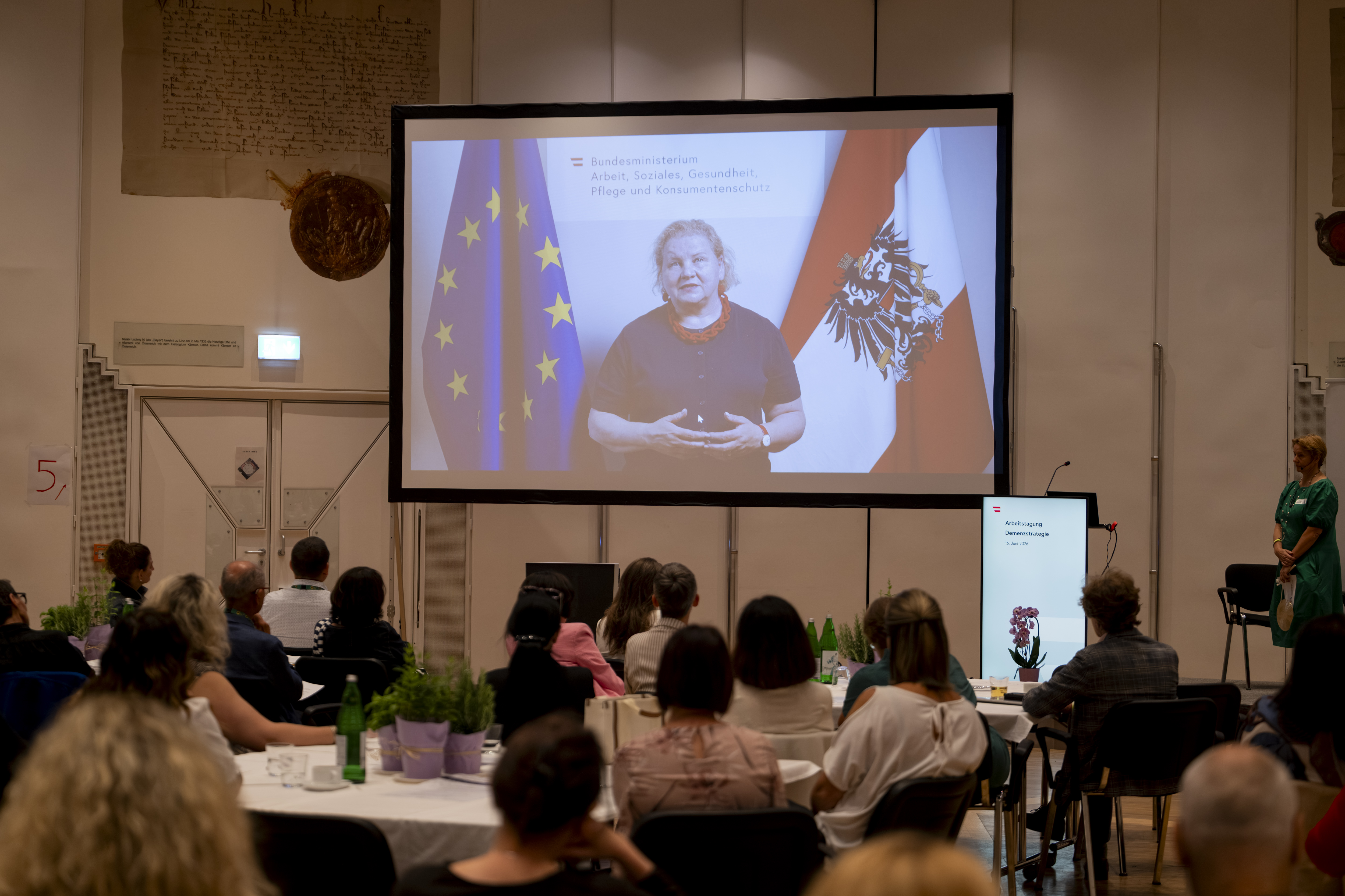 Bundesministerin Korinna Schumann. Fachtagung Demenzstrategie © Karo Pernegger
