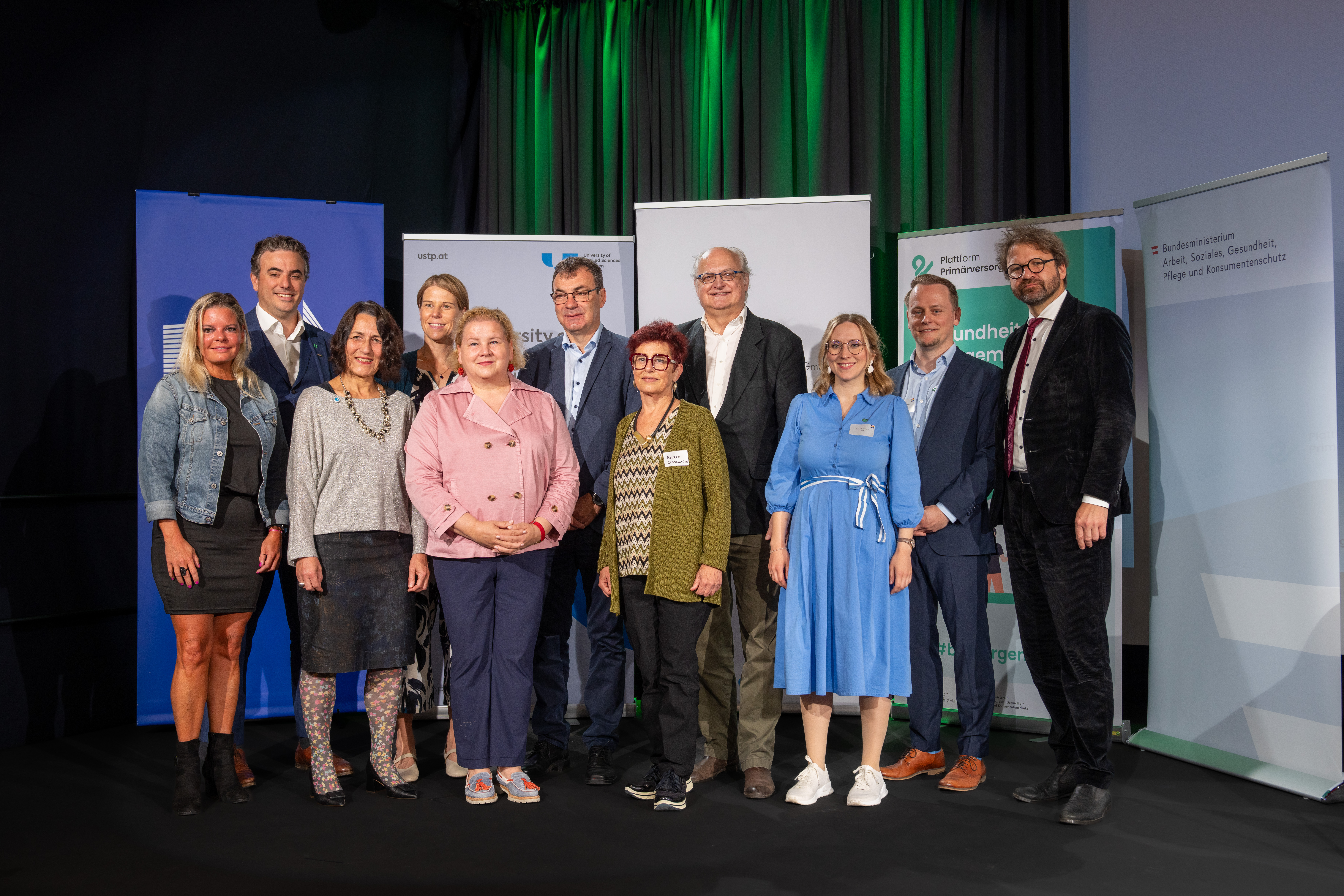 Referierende und Organisierende einer Fachveranstaltung zu Primärversorgung und Gesundheitsversorgung von Gesundheit Österreich GmbH. © BMASGPK/Habermann