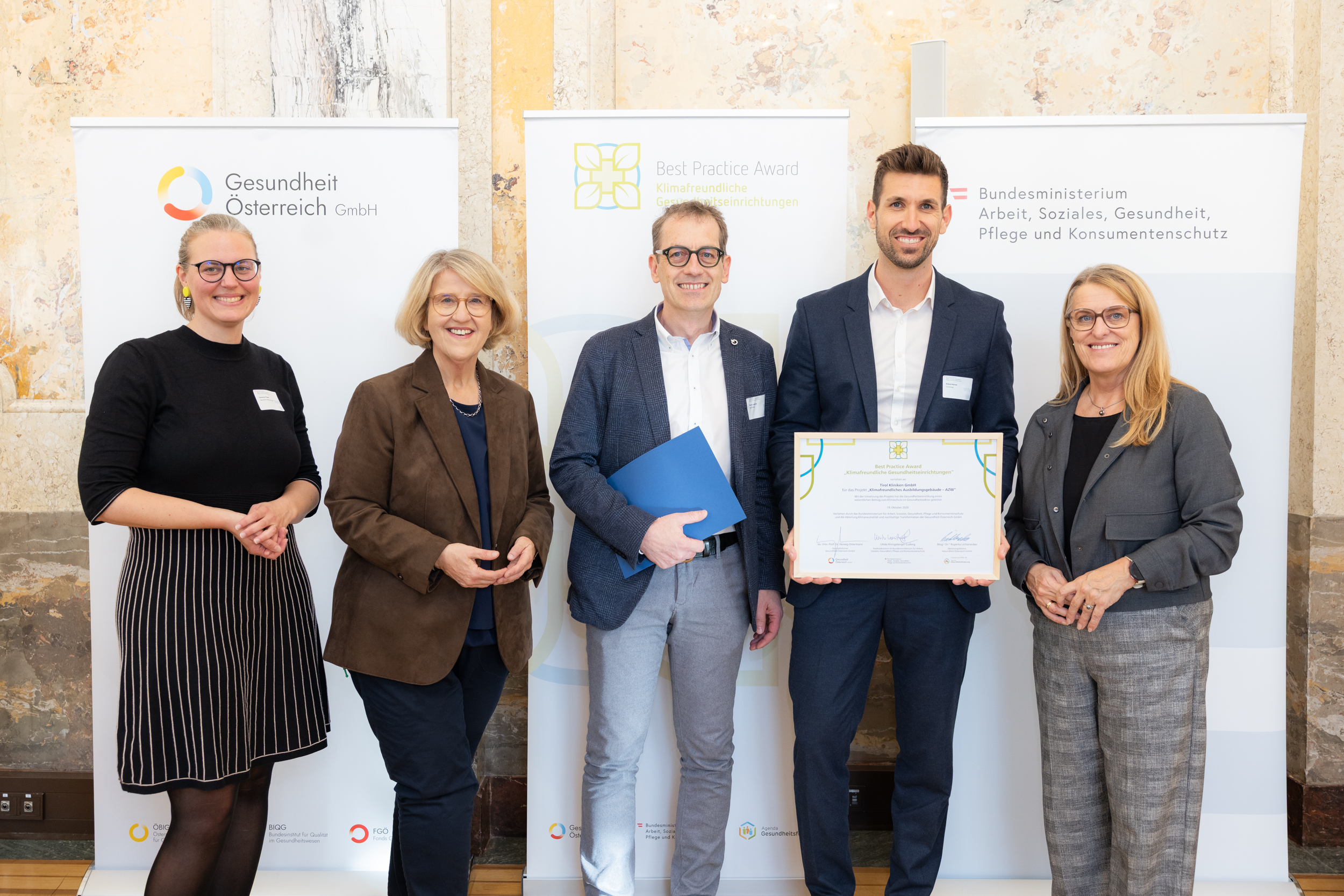 Best Practice Award 2026 - Klimafreundliches Ausbildungsgebäude – AZW der Tirol Kliniken GmbH