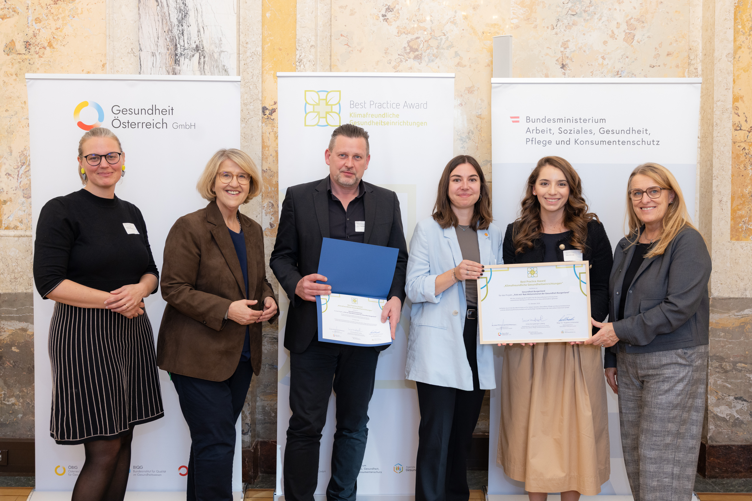 „Tritt mit“ – Rad-Aktionsmonat der Gesundheit Burgenland. Best Practice Award.