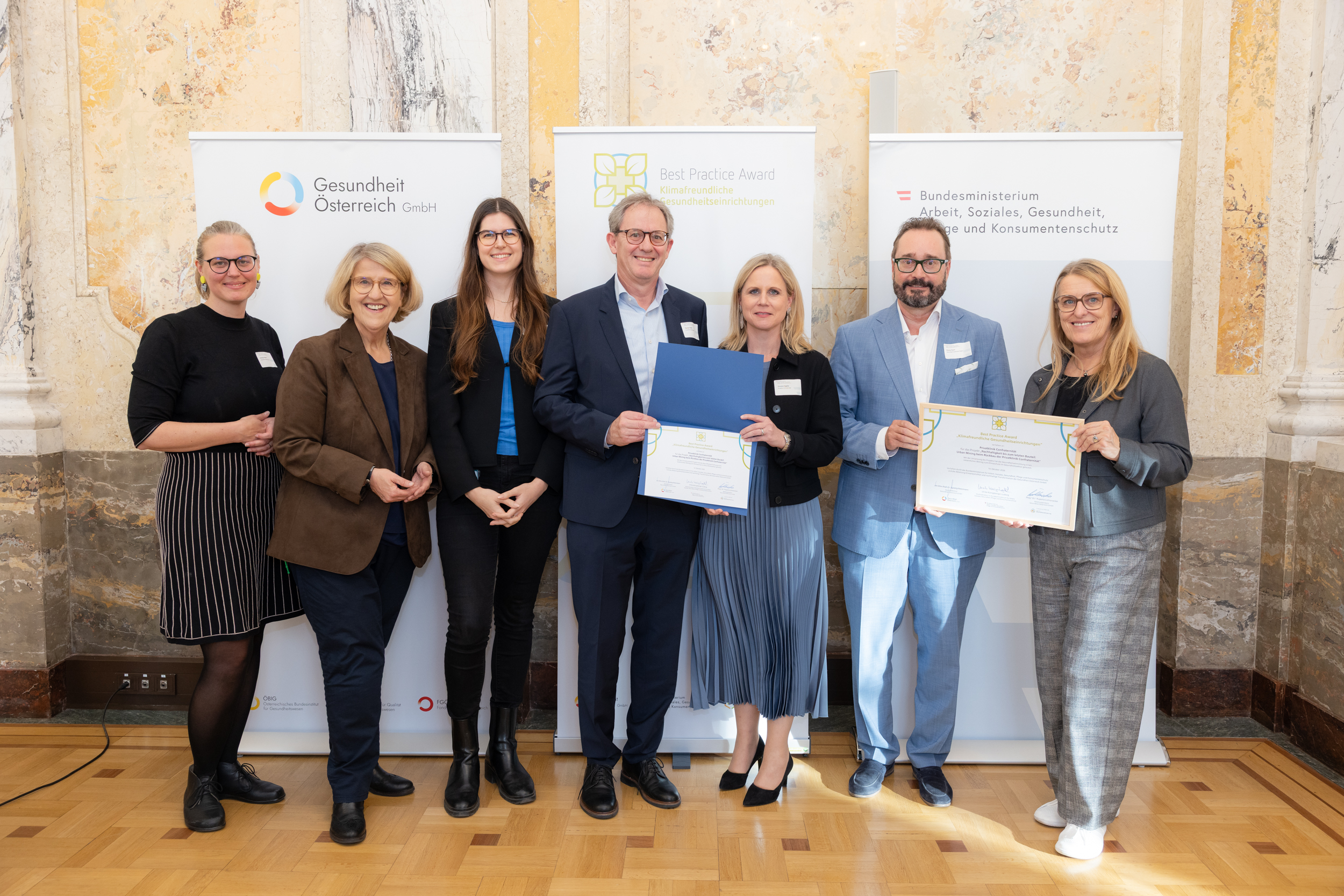 Nachhaltigkeit bis zum letzten Bauteil: Urban Mining beim Rückbau der Privatklinik Confraternität – Privatklinik Confraternität. Best Practice Award 2026.
