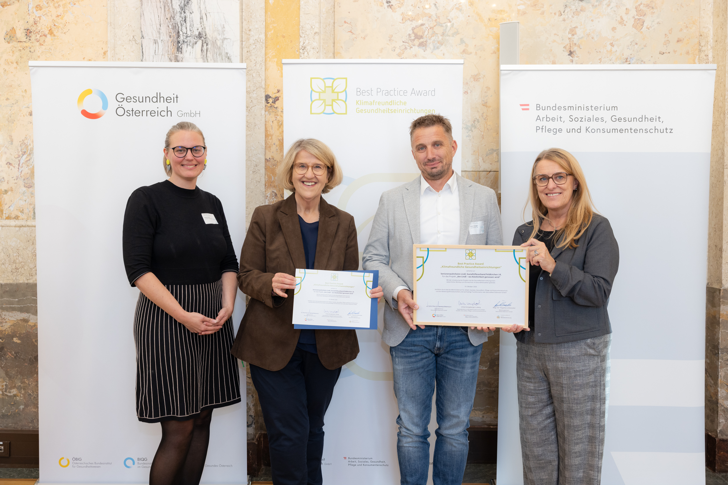 Am Lindl – wo Köstlichkeit genossen wird – Seniorenwohnheim Lindl gemeinsam mit dem Sozialhilfeverband Feldkirchen in Kärnten. Best Practice Award 2026.