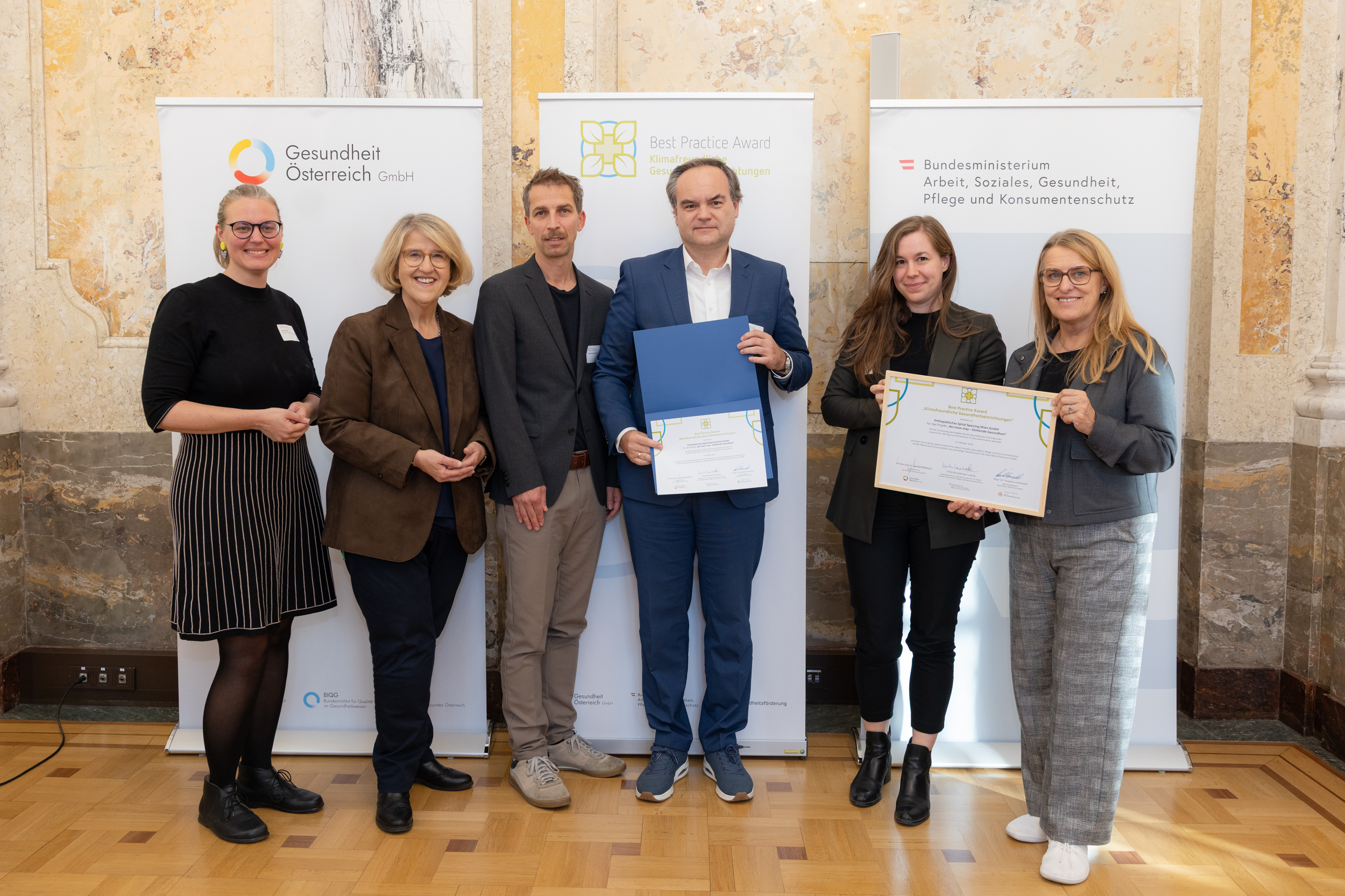 No mow may – blühende Gesundheit – Orthopädisches Spital Speising Wien GmbH. Best Practice Award 2026.