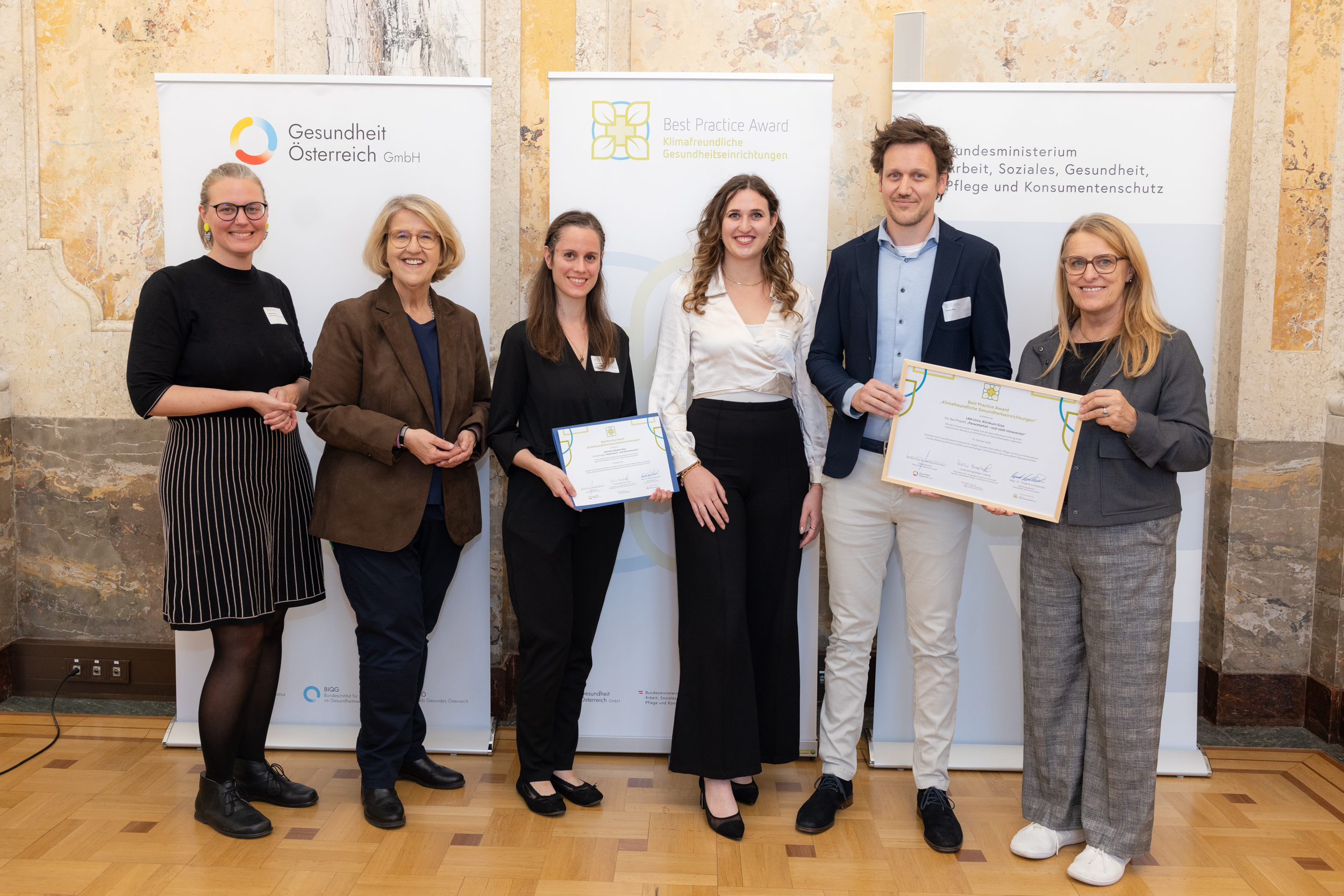 Paracetamol – oral statt intravenös! – LKH-Univ. Klinikum Graz. Best Practice Award 2026.