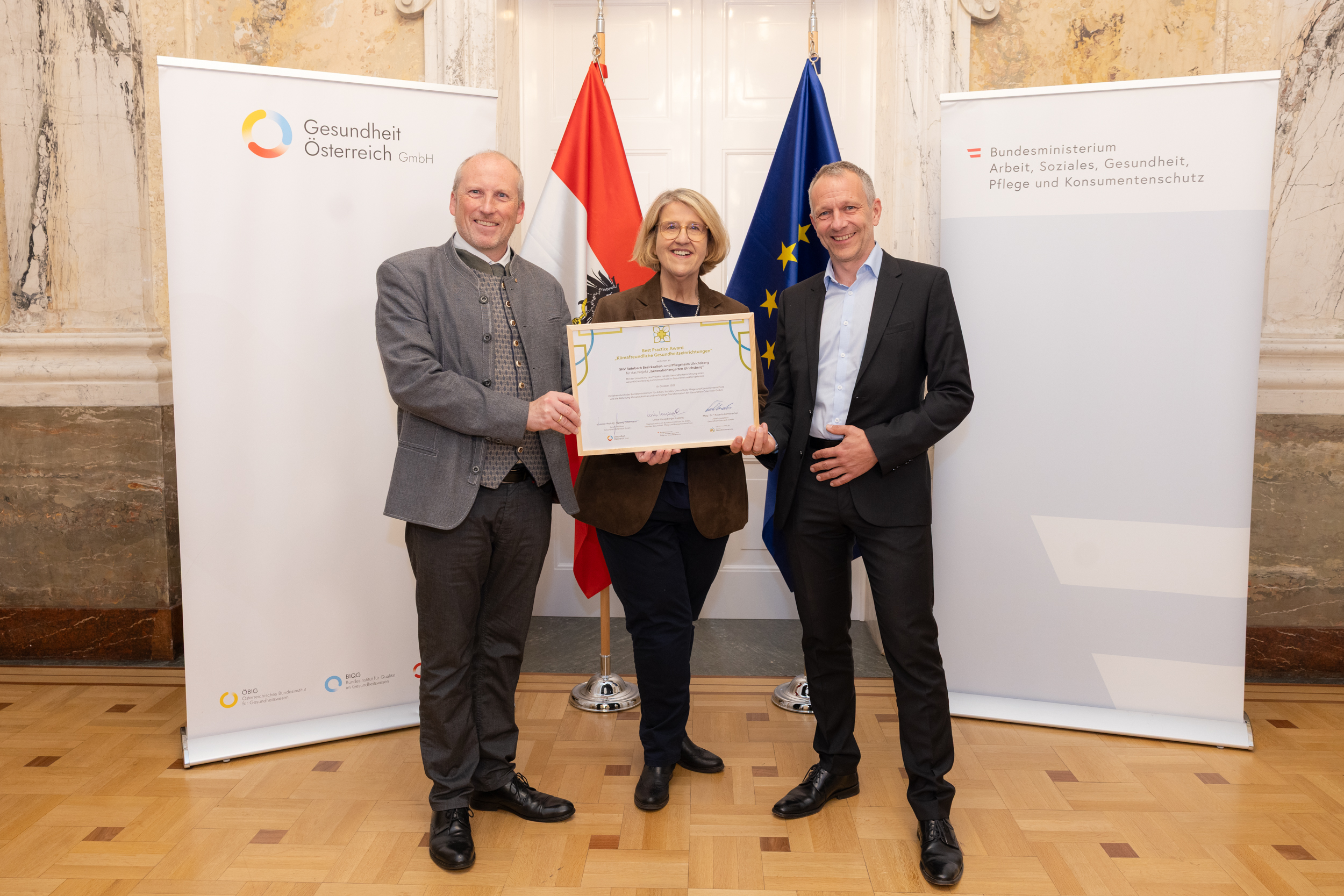 Generationengarten Ulrichsberg – Sozialhilfeverband Rohrbach, Bezirksalten- und Pflegeheim Ulrichsberg. Best Practice Award 2026.