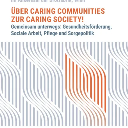 Titelblatt des Programms Sorgenetz-Symposium