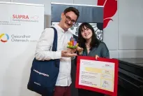 Gewinner des Medienpreises Sebastian Panny und Julia Ladina Windisch 