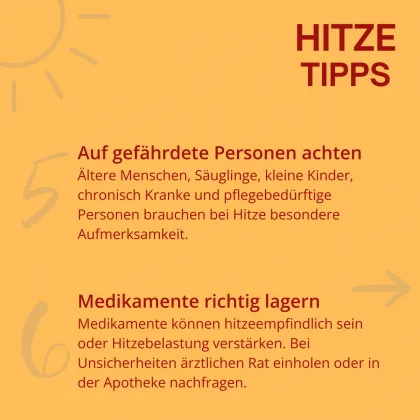 Hitzetipps © Gesundheit Österreich Hitzetelefon Infos © Gesundheit Österreich
