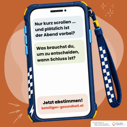 Jugendbeteiligung zu Social Media: Aus kurzem Scrollen wird ein ganzer Abend. Was hilft, die eigene Bildschirmzeit zu begrenzen?