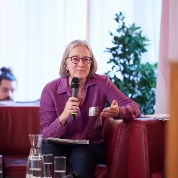 Marion Weigl beim Netzwerktreffen Elementarpädagogik. Foto: © Johannes Hloch