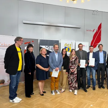 Gruppenfoto von der Preisverleihung des Papageno Medienpreis 2026.