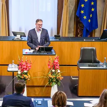 Abteilungsleiter Florian Bachner spricht im Bundesrat über Demografie im Gesundheitswesen