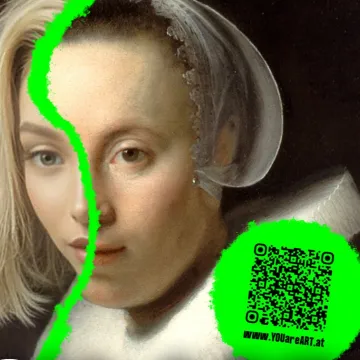 Sujet der Kampagne: Rembrandt Harmensz. van Rijn (1606 –1669), Bildnis einer jungen Frau, 1632, Öl auf Leinwand © Gemäldegalerie der Akademie der bildenden Künste Wien.