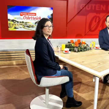 Projektleiterin Daniela Rojatz in Guten Morgen Österreich - ORF zu Social Prescribing