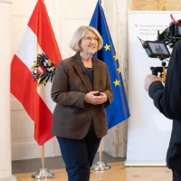 Ruperta Lichtenecker, Leiterin der Abteilung Klimaneutralität und nachhaltige Transformation an der Gesundheit Österreich.