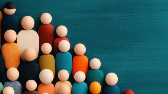 Diverse community gathering 