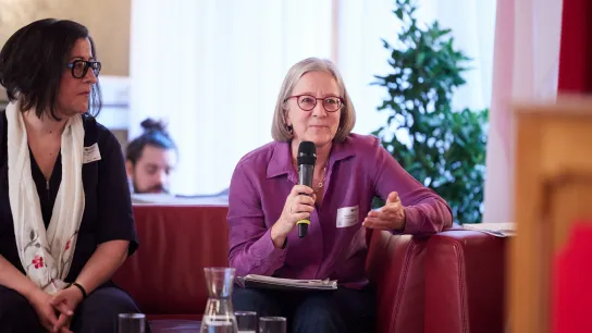 Marion Weigl beim Netzwerktreffen Elementarpädagogik. Foto: © Johannes Hloch